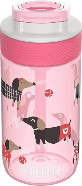 Shishe uji Kambukka Lagoon 400 ml Diva Dogs, rozë