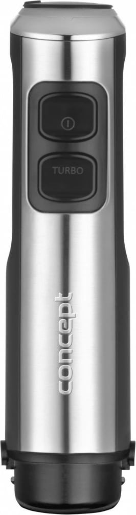 Blender dore Concept TM5520, 1500W, me chopper dhe tel për rrahje, Inox/zi, set