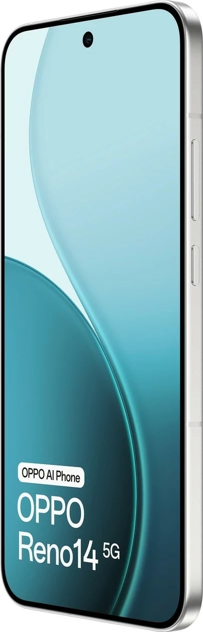 Celular OPPO Reno 14 5G, 12GB RAM, 512GB, Opal White
