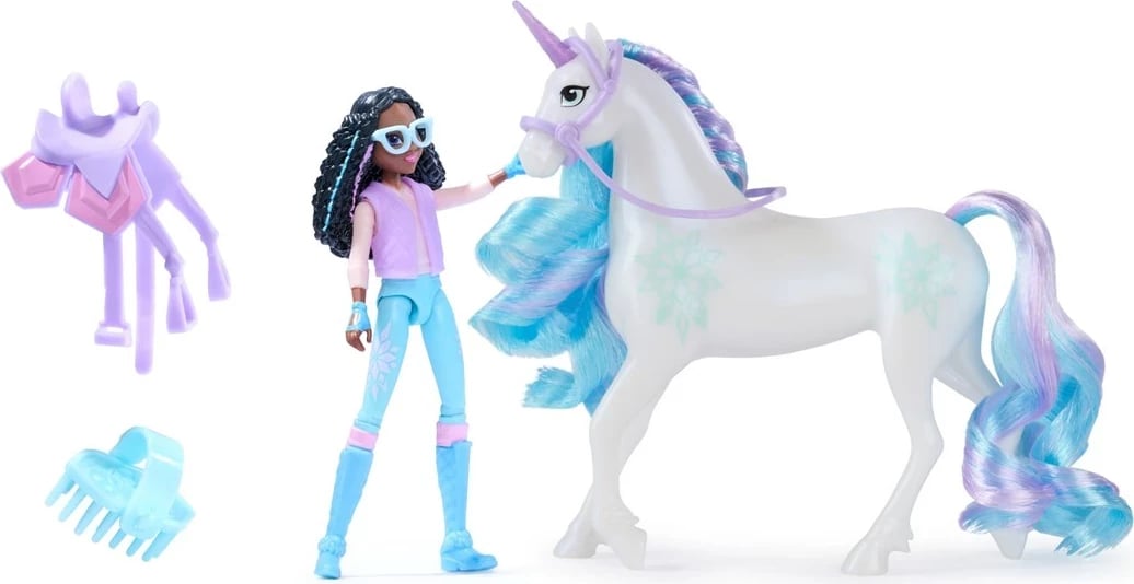 Lodër SPIN MASTER Unicorn Academy Layla & Glacier, Multikolor