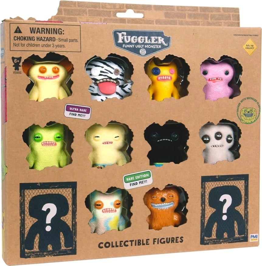 Set figurash koleksionuese Fuggler P.M.I. Kids World S1, 12 copë, Deluxe Box