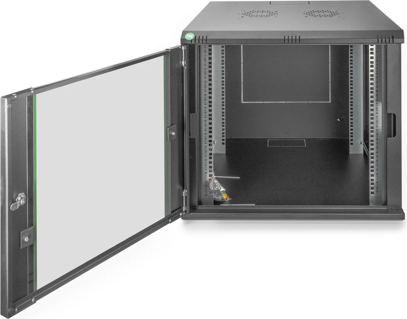 Kasë rrjeti Digitus Dynamic Basic 9U, 600x600 mm, e zezë
