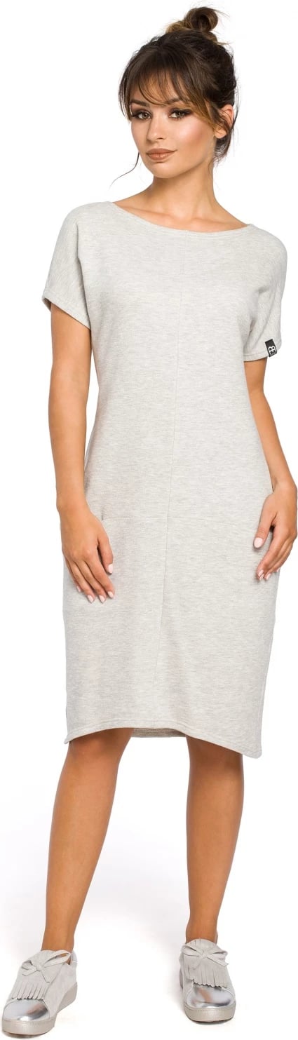 Fustan BeWear model 104221, gri