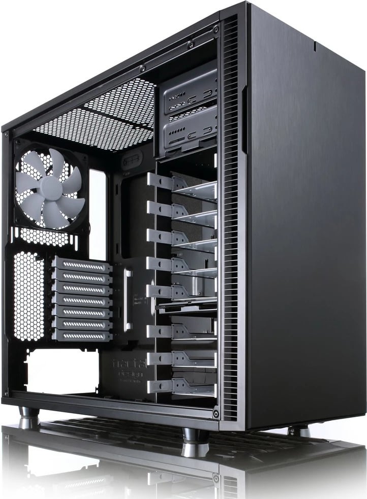 Kasë Fractal Design Define R5, Midi Tower, ATX, micro ATX, Mini-ITX, e zezë Kasë Fractal Design Define R5, Midi Tower, ATX, micro ATX, Mini-ITX, e zezë