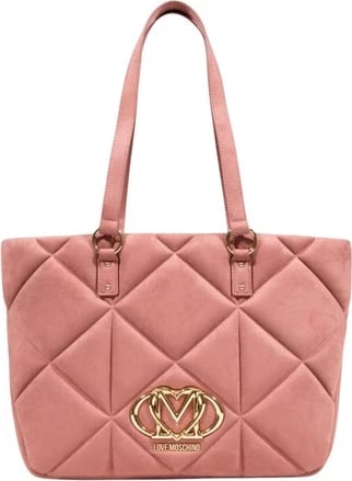 Çantë Love Moschino femra, rozë