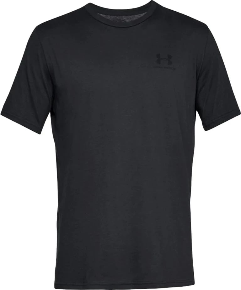 T-shirt Under Armour Sportstyle Left Chest SS për meshkuj, XL, E zezë