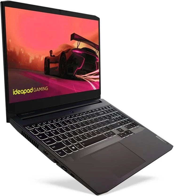 Laptop Lenovo IdeaPad Gaming 3, 15.6", AMD Ryzen 5 5500H, 16 GB RAM, 512 GB SSD, NVIDIA RTX 2050, Shadow Black