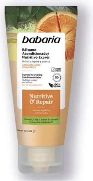 Balsam flokësh Babaria Nutritive & Repair Express, unisex, 200ml