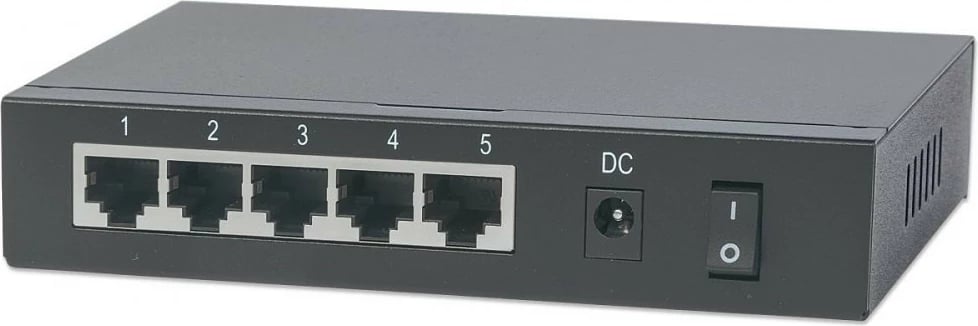 Switch Intellinet 561082, 5 porta Gigabit, PoE+, Desktop, i zi
