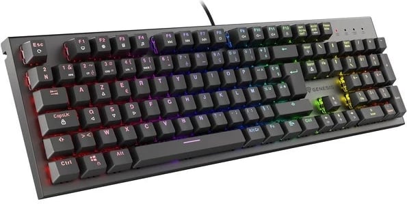 Tastierë gaming Genesis Thor 300 RGB, mekanike, me ndriçim, Red Switch
