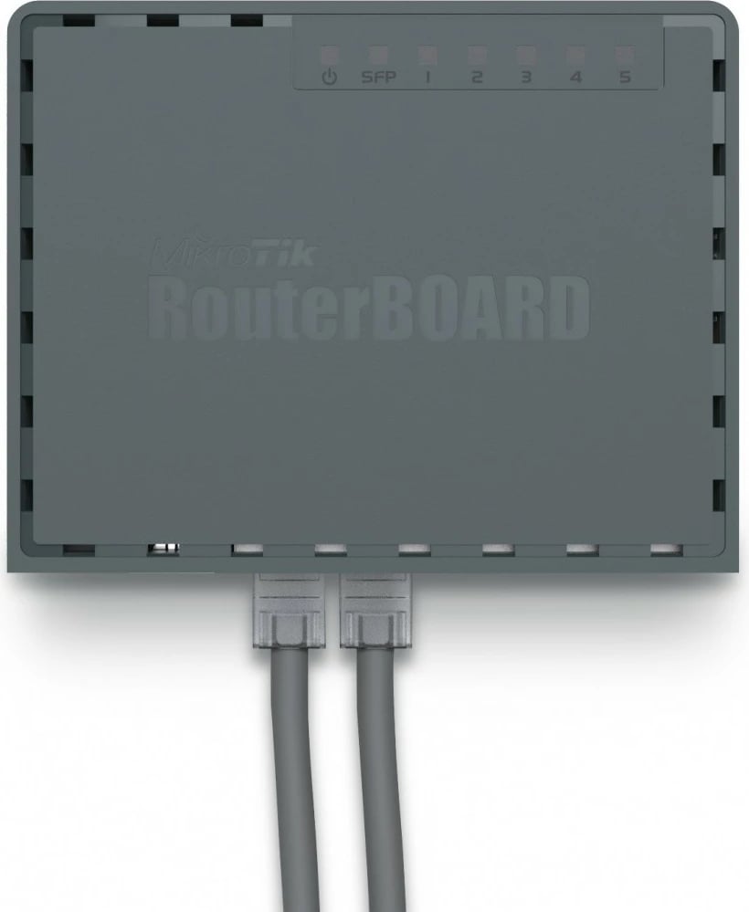 Router Mikrotik RB760iGS hEX S, 5 porte Gigabit Ethernet, SFP, PoE, i zi