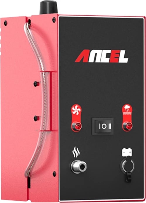 Gjenerues tymi për detektim rrjedhjesh Ancel S160, me pompë të integruar, për automjete, Kuq e zi