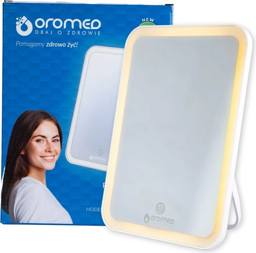 Pasqyrë make-up Oromed ORO-MIRROR LED X1 me ndriçim LED, 2000 mAh
