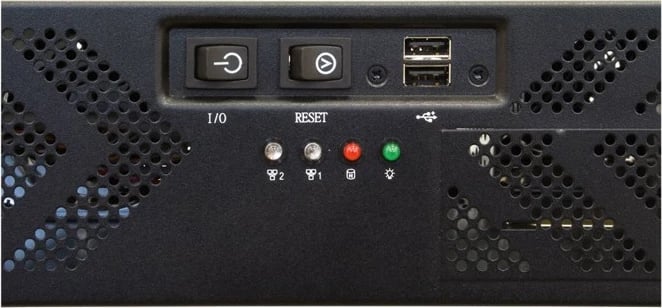 Kasë serveri Chieftec UNC-210T-B, 2U, ATX/micro ATX, 400W, e zezë