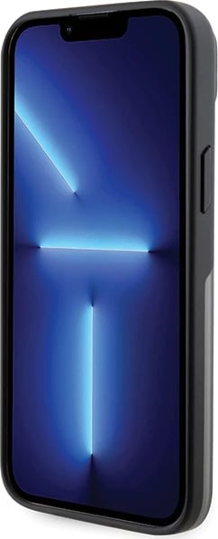 Mbështjellës BMW BMHMP14MDSLK për iPhone 14 Plus 6.7", Signature MagSafe, zi/gri