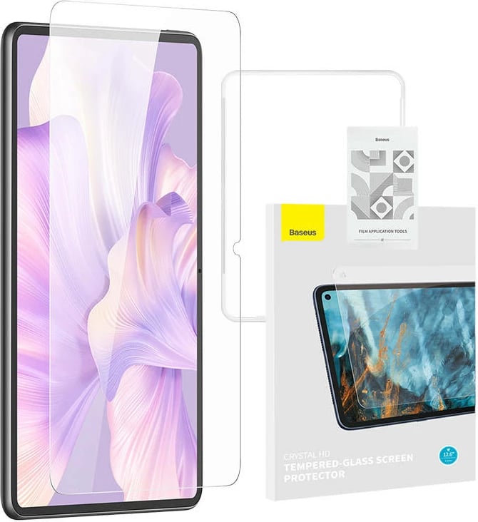 Xham i temperuar Baseus Crystal 0.3 mm për Huawei MatePad Pro 12.6", Transparent