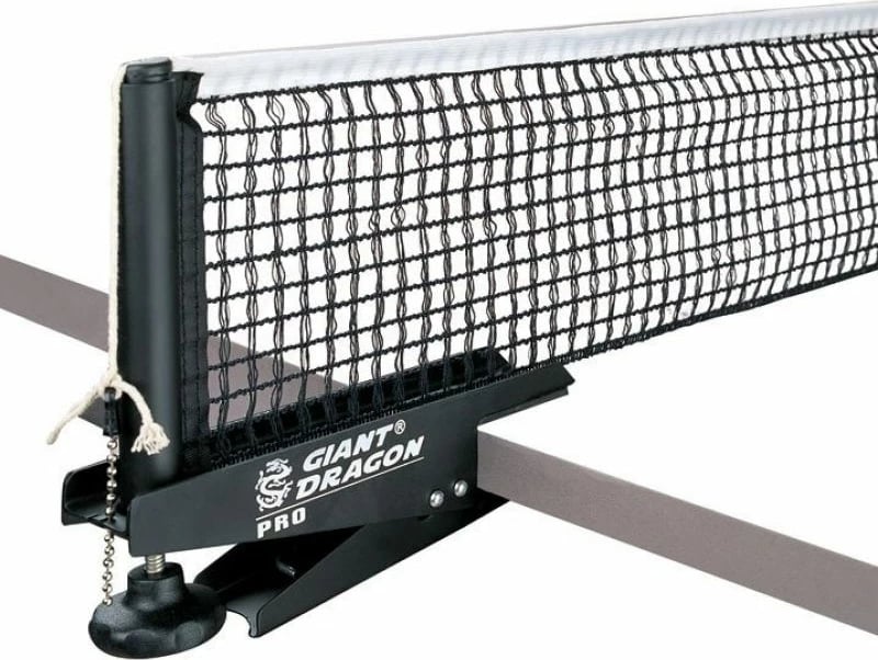 Rrjetë ping-pongu me klips Giant Dragon, e zezë