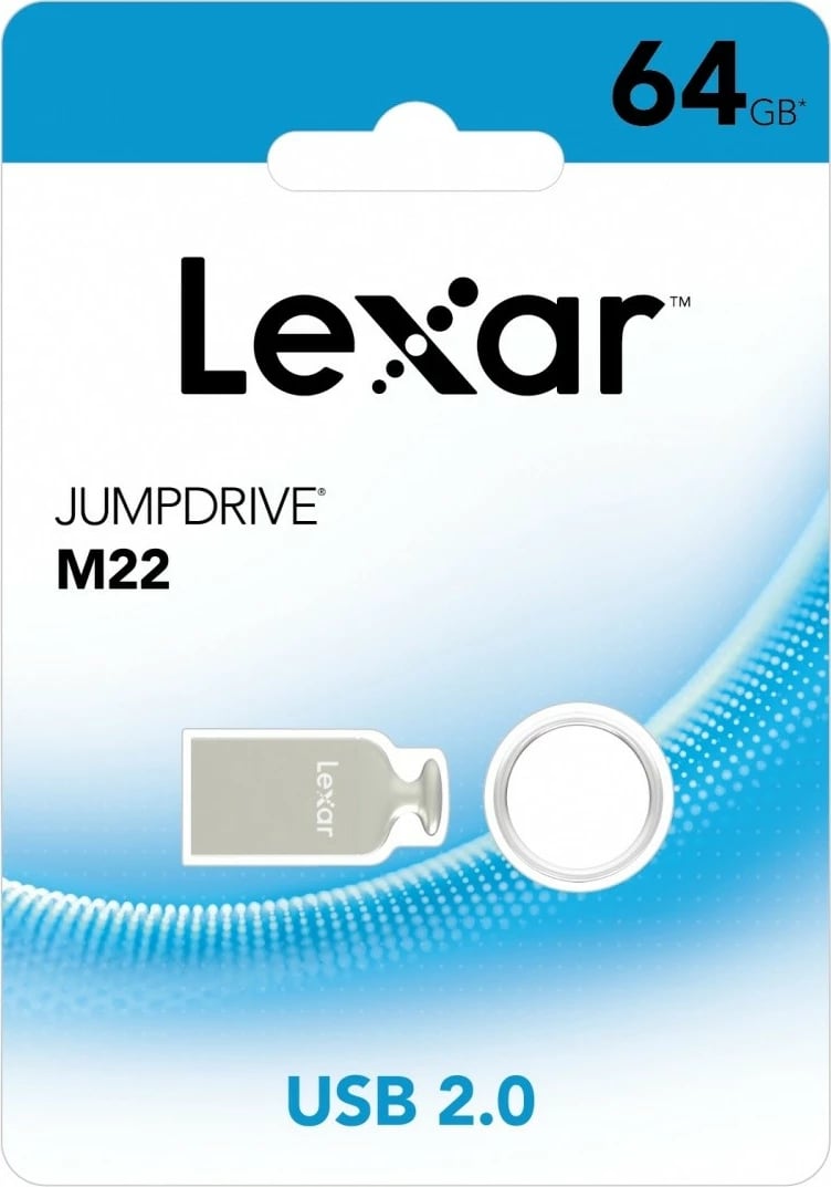 Pendrive Lexar JumpDrive M22, 64GB, USB 2.0, Gold