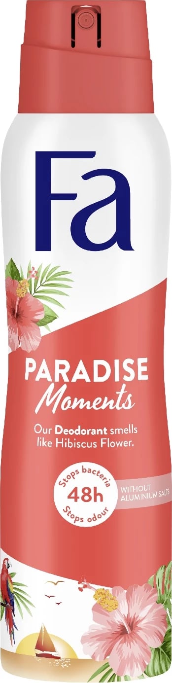 Deodorant spray për femra Fa Paradise Moments Lule Hibiskusi 150ml