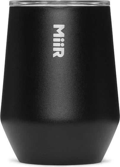 Gotë termike MiiR Thermal Wine Tumbler 290ml, e zezë