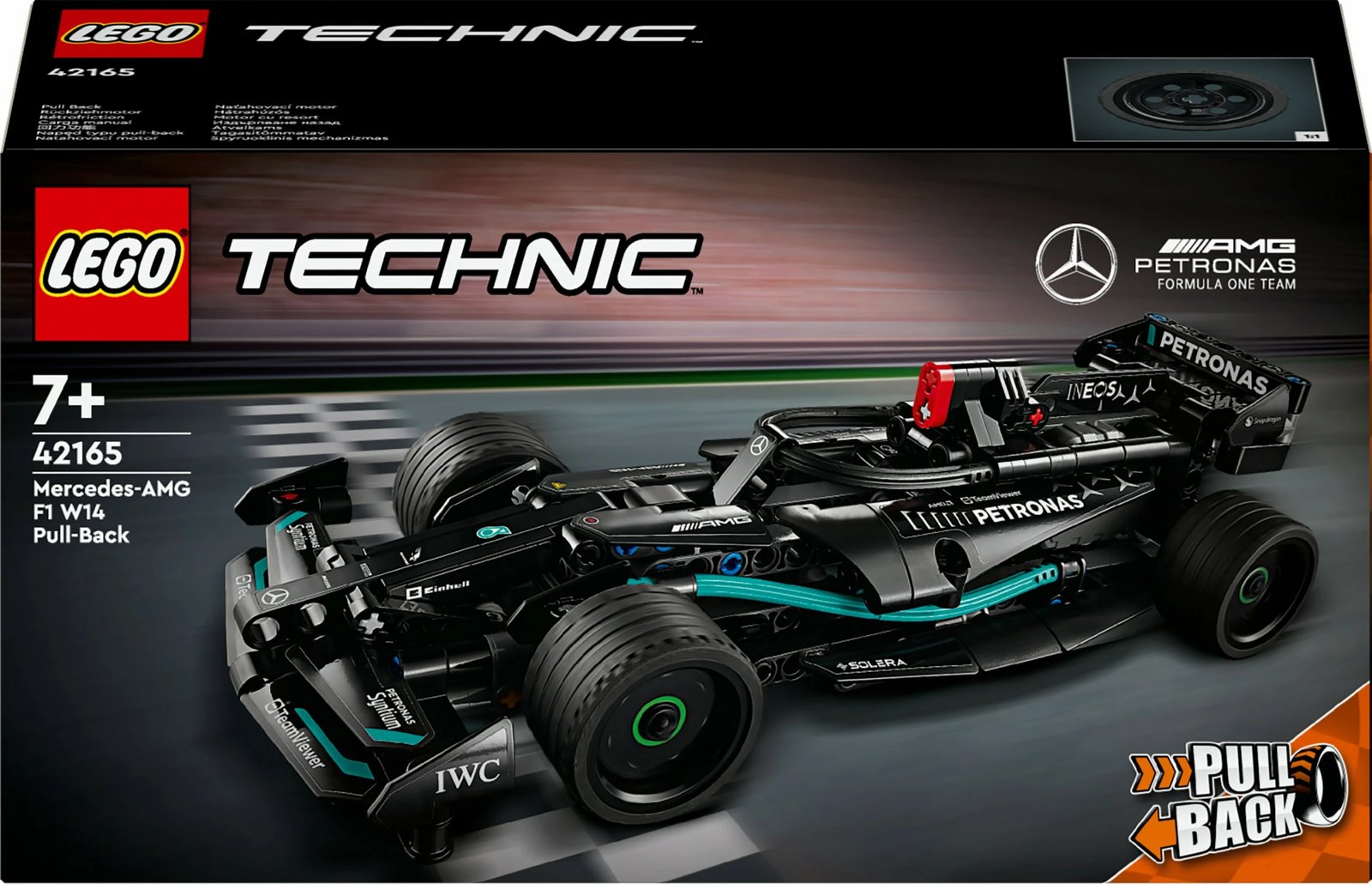 Set ndërtimi LEGO Mercedes-AMG F1 W14 E Performance, 240 pjesë, Multikolor