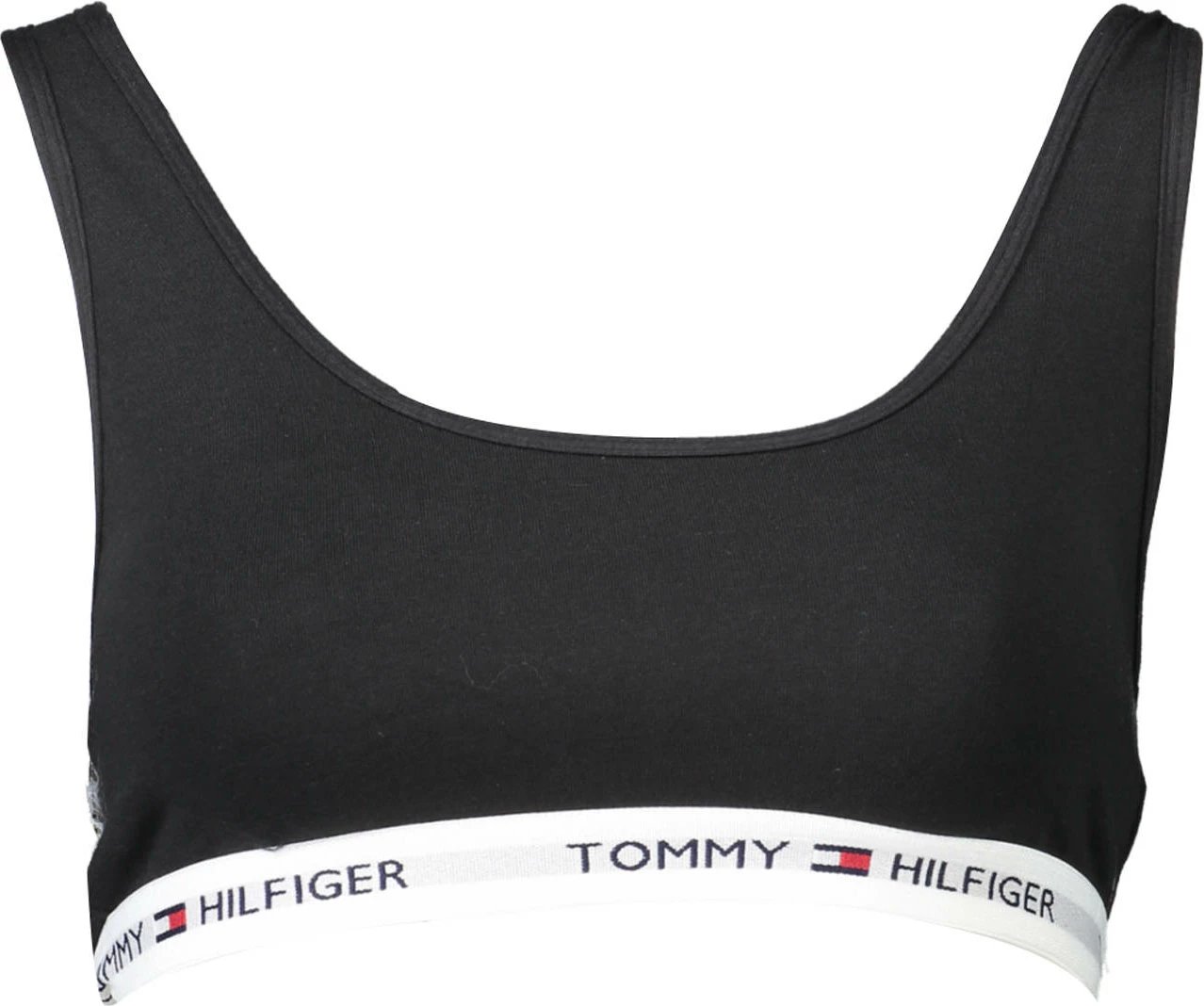 Sutjenë TOMMY HILFIGER Balcony femra, e zezë