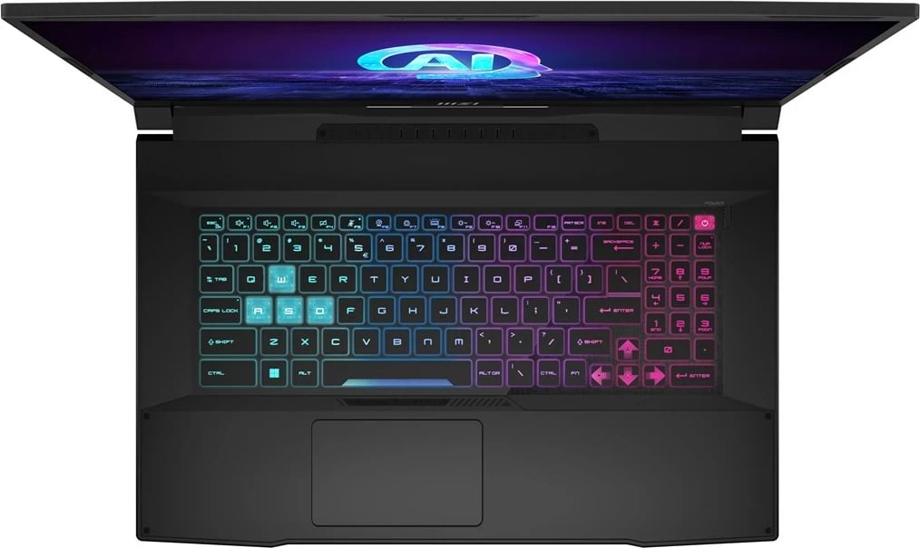 Laptop MSI Katana A17 AI B8VF-1004XPL, AMD Ryzen™ 7 8845HS, 16 GB RAM, 1 TB SSD, NVIDIA RTX 4060, E zezë