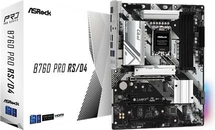 Pllakë amë Asrock B760 Pro RS/D4, Socket LGA 1700, ATX