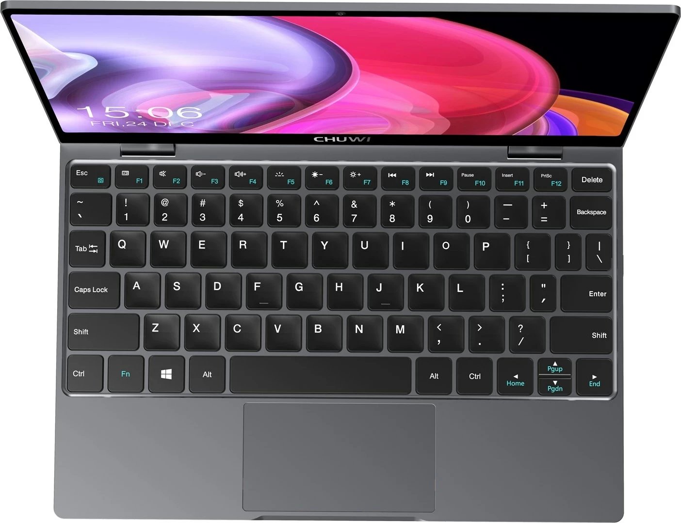 Laptop Chuwi MiniBook-X-2023-K2-SR, 10.51", 12 GB RAM, 512 GB SSD, Argjendtë
