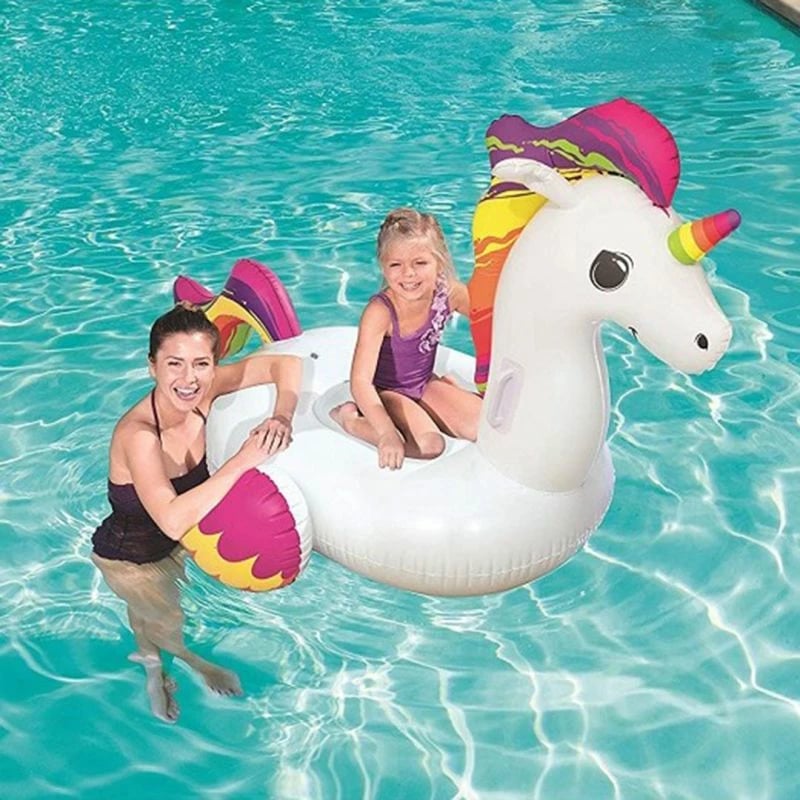 Unicorn për not, i fryrë, Bestway, për fëmijë, 150x117cm