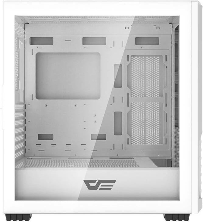 Kasë Darkflash DF2100, midi tower, pa ventilatorë, e bardhë