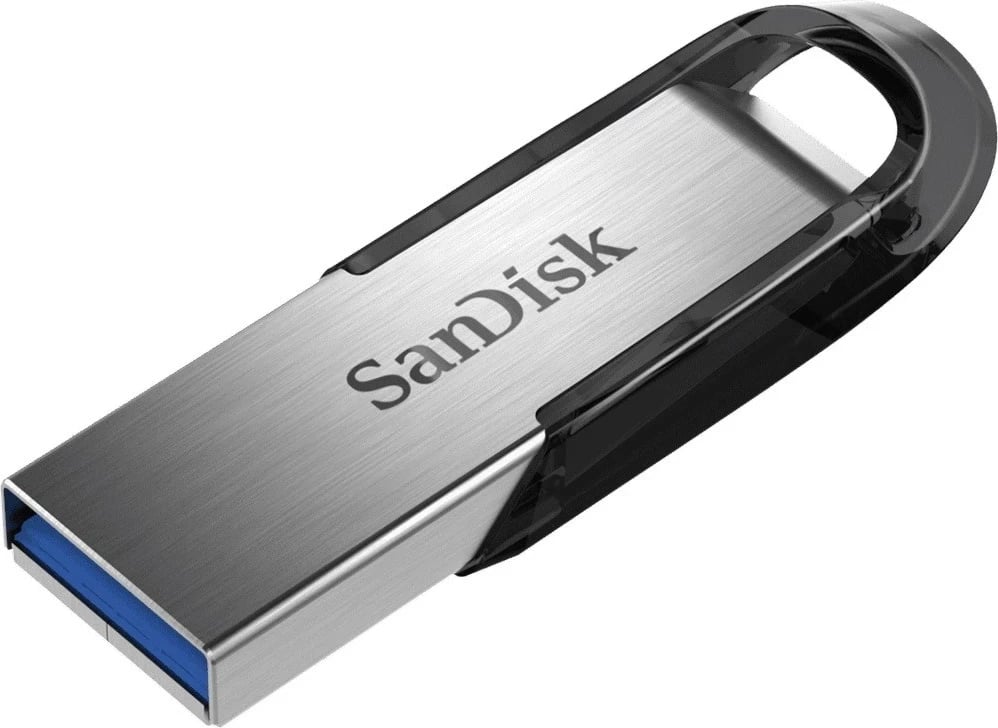 USB SanDisk Ultra Flair 3.0, 64GB, argjend/ i zi 