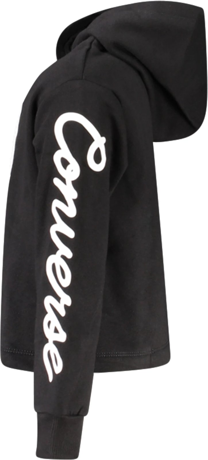 Duks për vajza Converse Zip-Up, e zezë