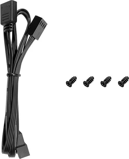 Kasë ventilator DEEPCOOL FL12 SE, 12 cm, me ndriçim LED, e zezë