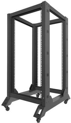 Kasë e hapur Lanberg OR01-6822-B, 22U, 600x800mm, e zezë