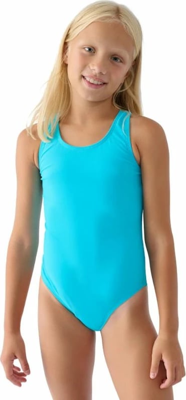 Rrobë banje njëpjesëshe për fëmijë 4F, e kaltër