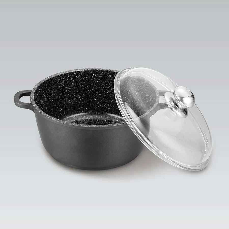 Tenxhere Maestro MR-4616C me kapak, 16 cm, 1 l, e zezë