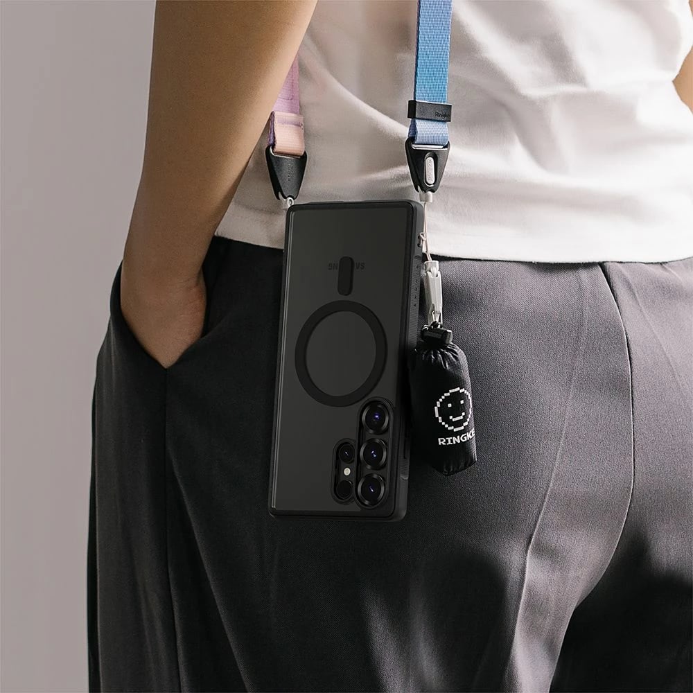 Mbështjellës Ringke Fusion Bold MagSafe për Samsung Galaxy S25 Ultra, Zi