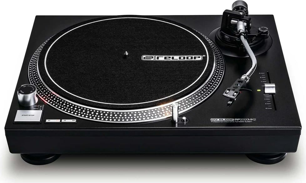 Pllakë DJ Reloop RP-2000 MK2, Direct drive, E zezë