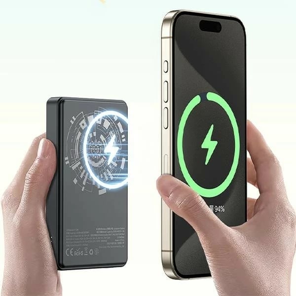 Powerbank AWEI MagSafe 10000mAh 22.5W, e zezë