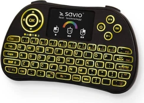 Mini tastierë Savio KW-03, wireless, e zezë