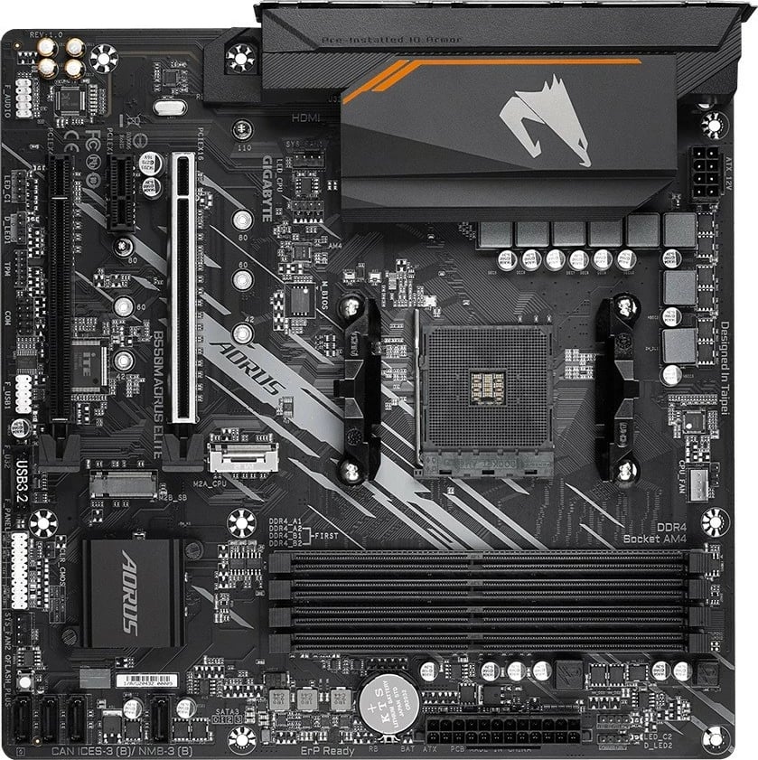 Pllakë amë Gigabyte B550M AORUS ELITE, Socket AM4, micro ATX