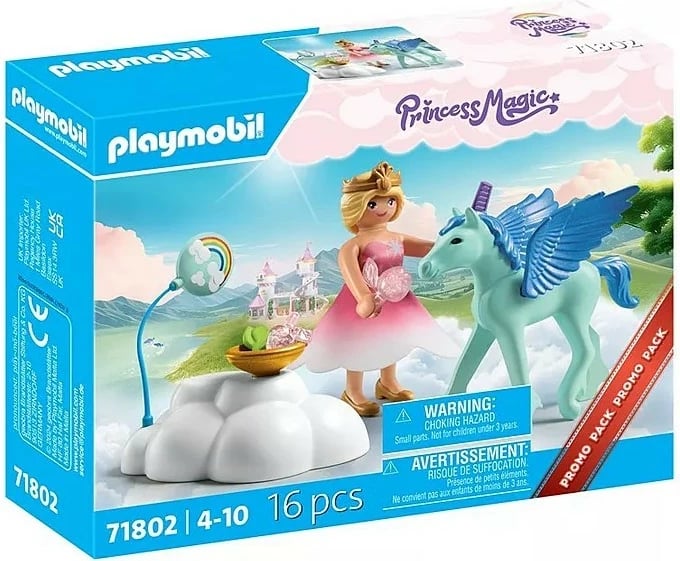 Set figurina Playmobil Princess Magic 71802, Pegaz, 16 pjesë