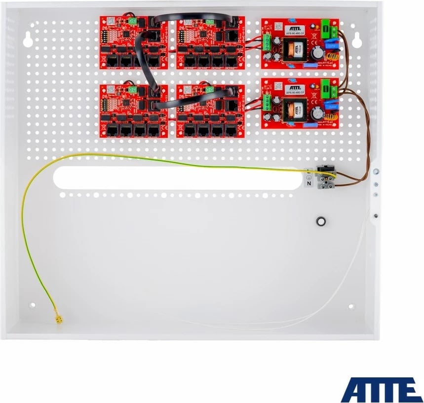 Switch PoE Atte IP-17-11-H për 17 kamera IP, 21308