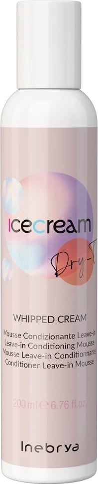Shkumë për flokë për femra Inebrya Ice Cream Dry-T 200ml