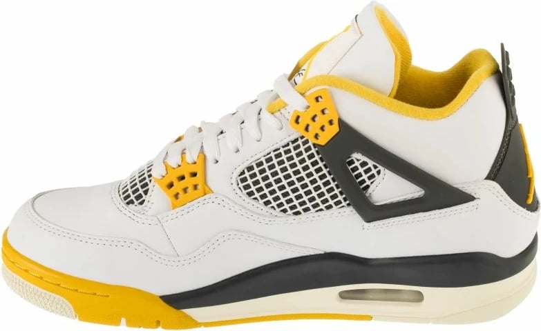 Atlete Nike Jordan për femra, të bardha dhe të verdha