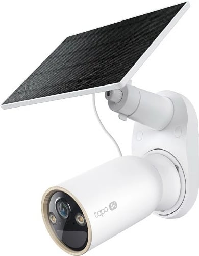 Kamerë sigurie TP-Link Tapo C460 KIT, 4K, Wi-Fi, IP66, me panel diellor, e bardhë