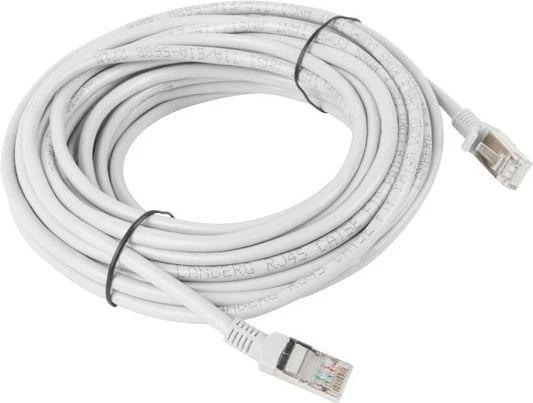 Patchcord UTP Lanberg PCU6-10CC-1000-S (RJ45 - RJ45 ; 10 m; U/UTP; 6; ngjyrë gri)