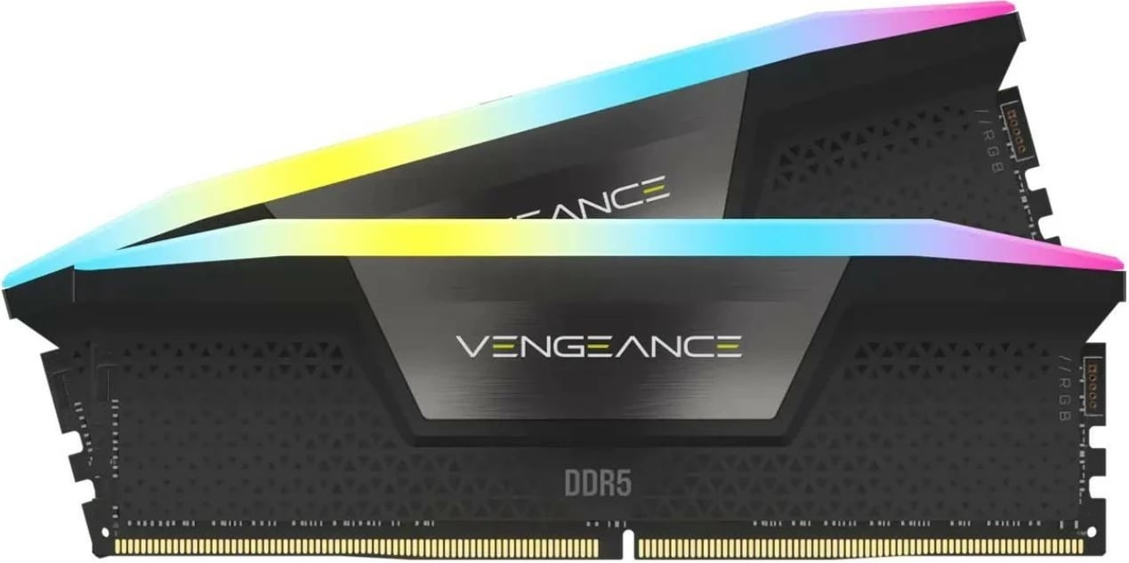 RAM Memorje Corsair Vengeance RGB DDR5, 32GB (2x16GB), 7200MHz, CL34, Set