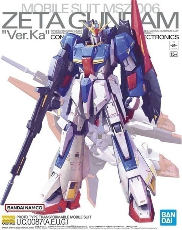 Model Zeta Gundam Bandai MG Ver.Ka